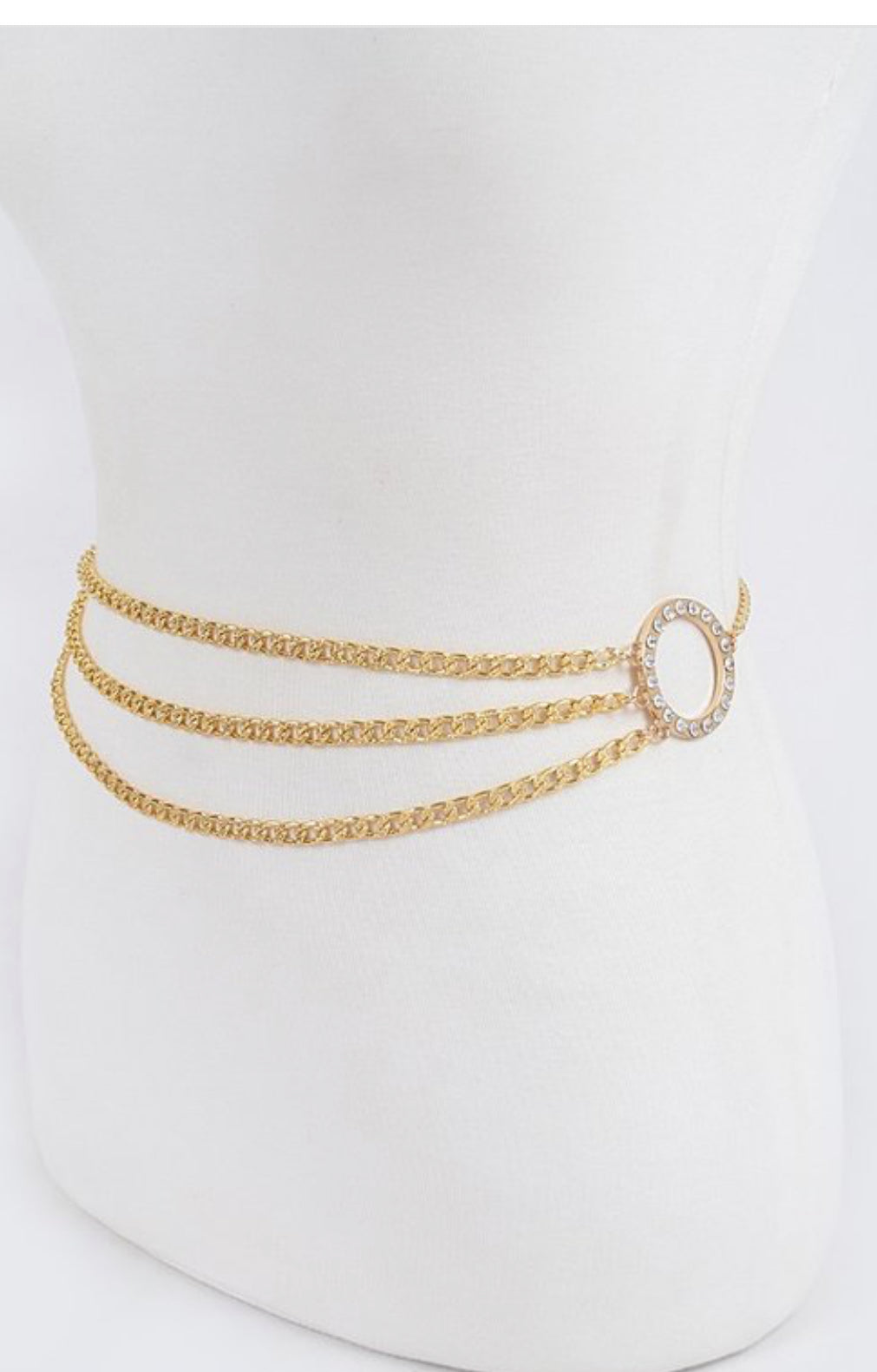 Stone Ring Chain Belt